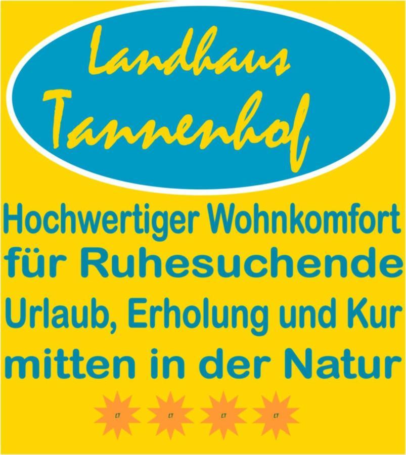 Ferienwohnungen Landhaus Tannenhof Bischofsgrün Eksteriør billede